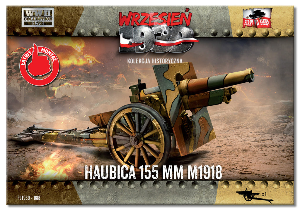 First To Fight - 088 - 155mm Howitzer, M1918 - 1:72