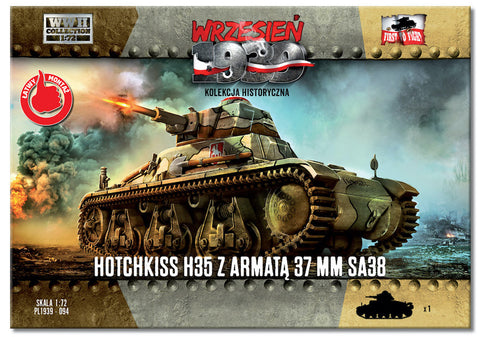 First To Fight - 094 - Hotchkiss with a 37mm SA38 - 1:72