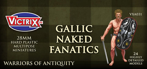 Ancient Gallic Naked fanatics - 28mm - Victrix - VXA031