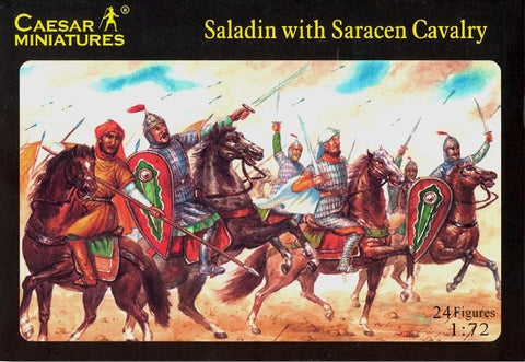 Caesar Miniatures - H018 - Saladin with Saracen Cavalry - 1:72
