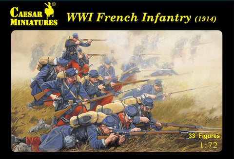WWI French infantry (1914) - Caesar Miniatures - H034 - 1:72