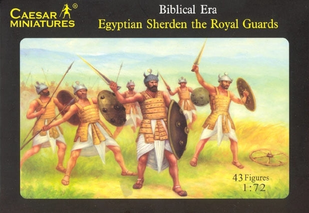 Caesar Miniatures - H050 - Egyptian Sherden the Royal Guards - 1:72