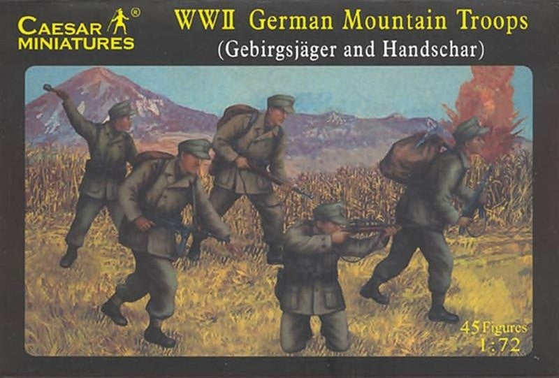 German Mountain Troops WWII - 1:72 - Caesar Miniatures - H067
