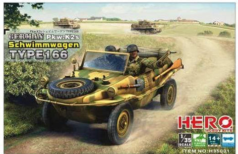 Hero Hobby Kits H35001 - Schwimwagen TYPE166 (Basic Type) - 1:35