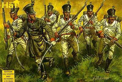 Austrian line infantry - 1:72 Hat - 8027