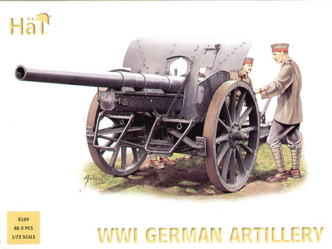 German (WWI) Artillery and Limber - 1:72 - Hat - 8109