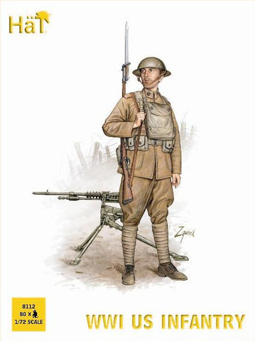 WWI US Infantry - 1:72 - Hat - 8112