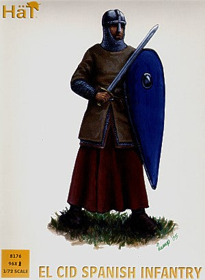 El cid Spanish infantry - 1:72 - Hat - 8176
