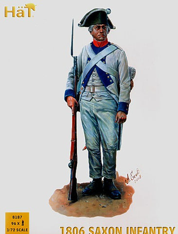 1806 Saxon infantry - 1:72 - Hat - 8187