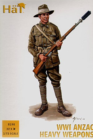 WWI Anzac heavy weapons - 1:72 - Hat - 8190