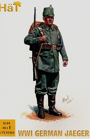 WWI German Jaeger - 1:72 - Hat - 8199 - @