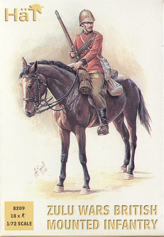 Zulu Wars. British Mounted Infantry - Hat - 8209 - 1:72 - @
