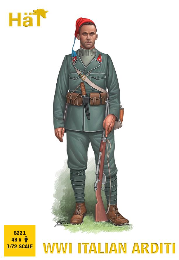 Italian Arditi  WWI - 1:72 - Hat - 8221 -@