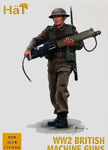 British Machine Gun Team (WWII) - 1:72 - Hat - 8228 - @