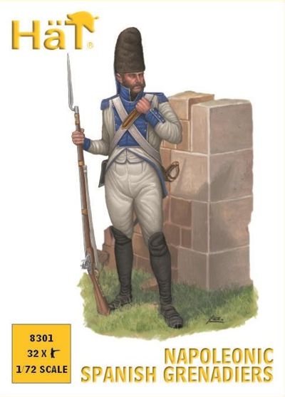 Napoleonic Spanish Grenadiers - 1:72 - Hat - 8301