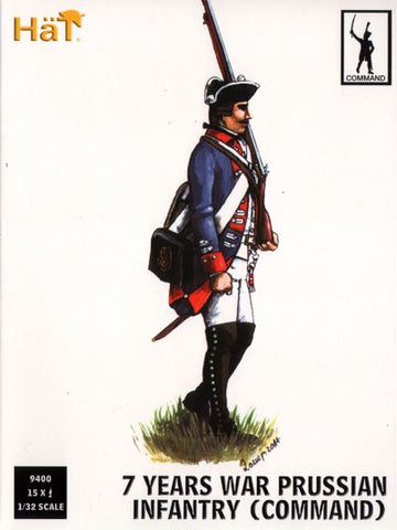 7 Years War Prussian Infantry ( Command ) - 1:32 - Hat - 9400 - @