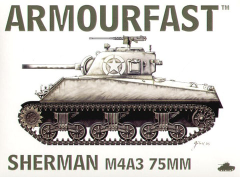 M4A3 Sherman 75mm gun - 1:72 - Armourfast - 99014