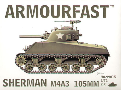 Armourfast - 99015 - Sherman M4A3 105mm - 1:72