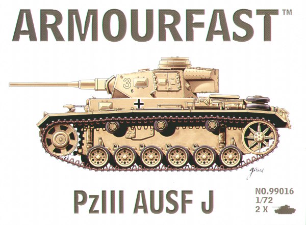 Pz.Kpfw.III Ausf.J - 1:72 - Armourfast - 99016