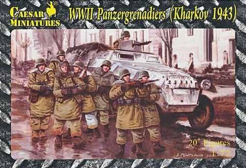 Panzergrenadiers (Kharkov 1943) WWII - 1:72 - Caesar Miniatures - HB01