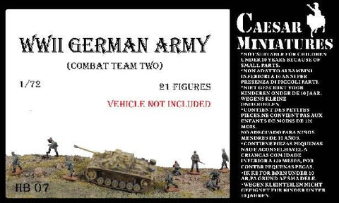 Caesar Miniatures - HB07 - WWII German Army (combat team two) - 1:72