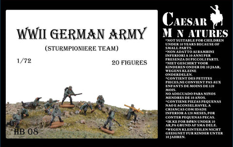 German Army (sturmpionier team) WWII - 1:72 - Caesar Miniatures - HB08
