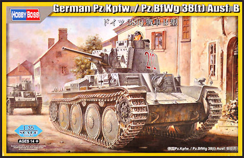 Hobby Boss - 80138 - German Pz.Kpfw. / Pz.BfWg 38(t) Ausf.B - 1:35