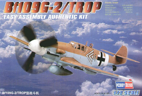 Hobby Boss - 80224 - Messerschmitt Bf-109G-2 Tropical 'Easy Build' - 1:72