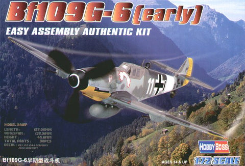 Hobby Boss - 80225 - Messerschmitt Bf-109G (Early) 'Easy Build' - 1:72
