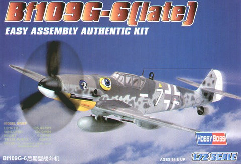 Hobby Boss - 80226 - Messerschmitt Bf-109G (Late) 'Easy Build' - 1:72