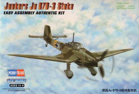 Hobby Boss - 80286 - Junkers Ju-87D-3 'Stuka' - 1:72