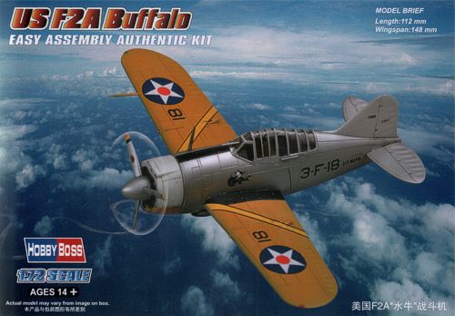 Hobby Boss 80290 - Brewster F2A Buffalo - 1:72