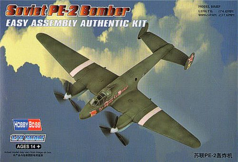 Hobby Boss 80296 - Petlyakov Pe-2 Bomber - 1:72