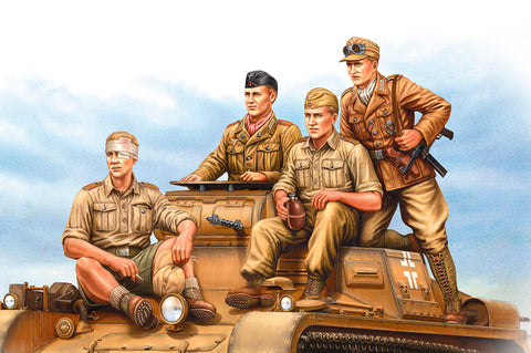 Hobby Boss HB84409 - German Tropical Panzer Crew (WWII) - 1:35