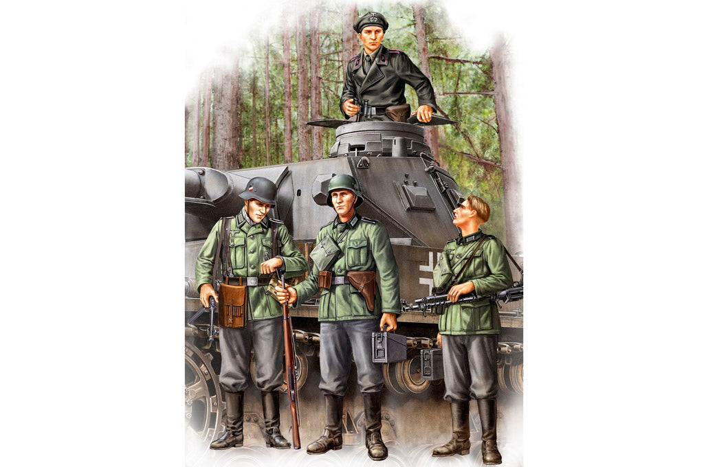 Hobby Boss - 84413 - German Infantry Set Vol.1 (Early) (WWII) - 1:35
