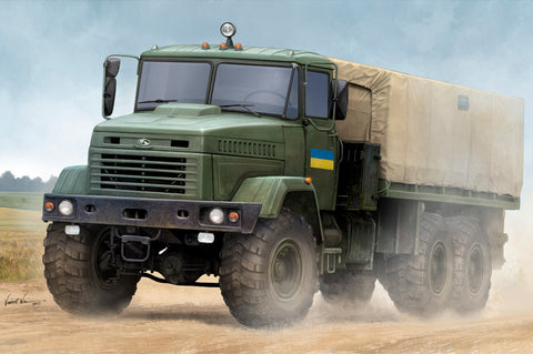 Hobby Boss 85512 - Ukraine KrAZ-6322 Soldier Cargo Truck - 1:35