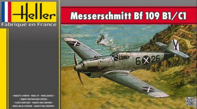 Heller - 80236 - Messerschmitt Bf-109B-1/C-1 - 1:72