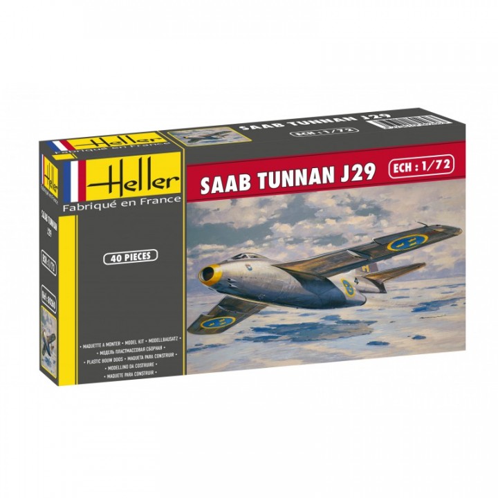 Heller - 80260 - Saab J-29 Tunnan - 1:72