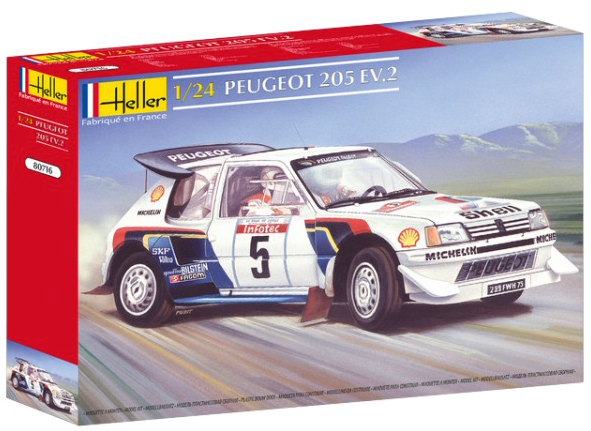 Heller - 80716 - Peugeot 205 EV2 - 1:24 - @