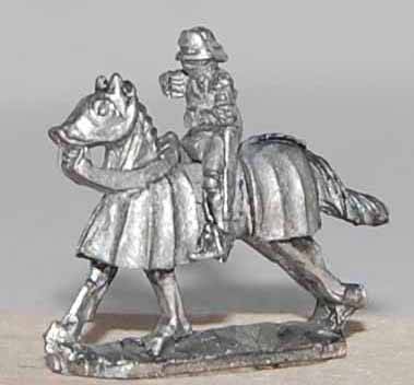 Medieval Gothic knights on armored horses - 10mm - Old Glory - HMR120