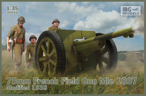 IBG - 35056 - 75mm French Field Gun Mle 1897" Modified 1938 - 1:35