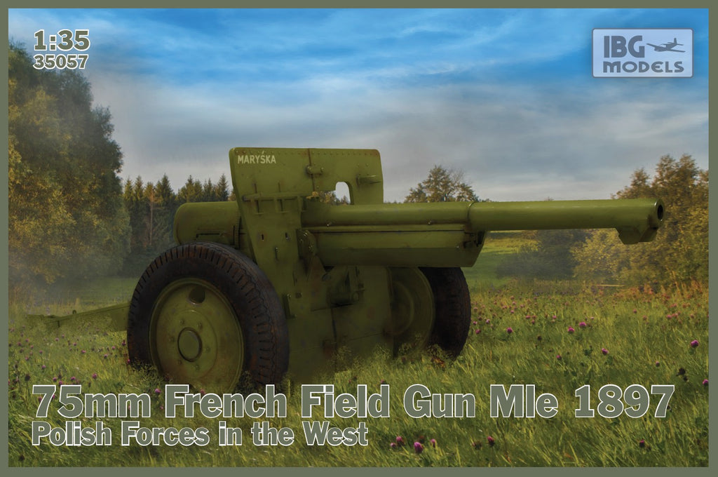 IBG - 35057 - 75mm French Field Gun Mle 1897" Polish Forces in the West - 1:35