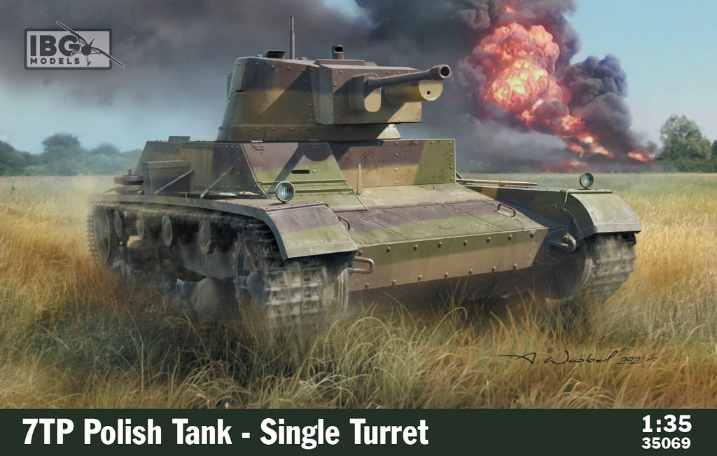 7TP Polish Tank - Single Turret - 1:35 - IBG - 35069