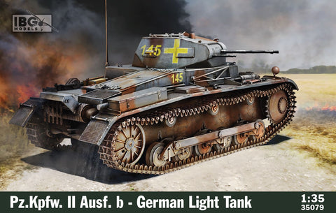 IBG - IBG35079 - Pz.Kpfw.II Ausf.B - German Light Tank - 1:35
