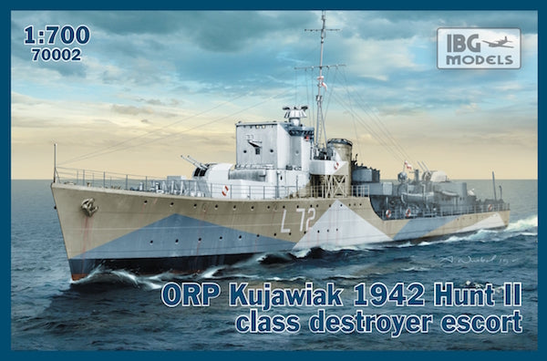 IBG - 70002 - ORP Kujawiak 1942 Hunt II class destroyer escort - 1:700