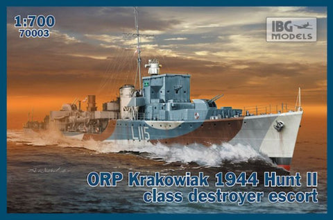 IBG - 70003 - ORP Krakowiak 1944 Hunt II class destroyer escort - 1:700