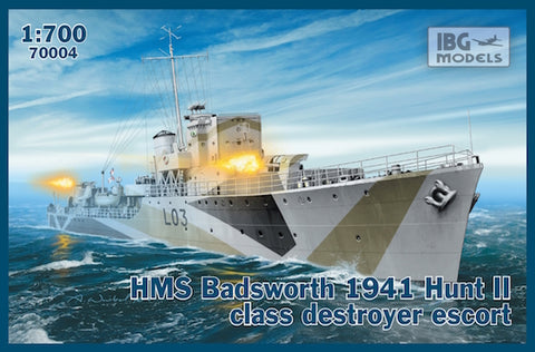 IBG - 70004 - HMS Badsworth 1941 Hunt II class destroyer escort - 1:700