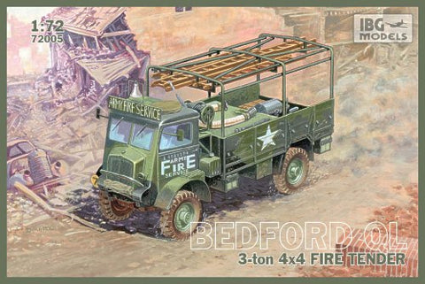 IBG - 72005 - Bedford QLR 3 ton 4x4 Fire Tender - 1:72