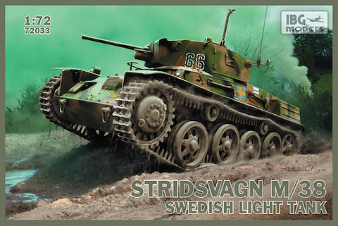 IBG - 72033 - Stridsvagn M/38 Swedish light tank - 1:72