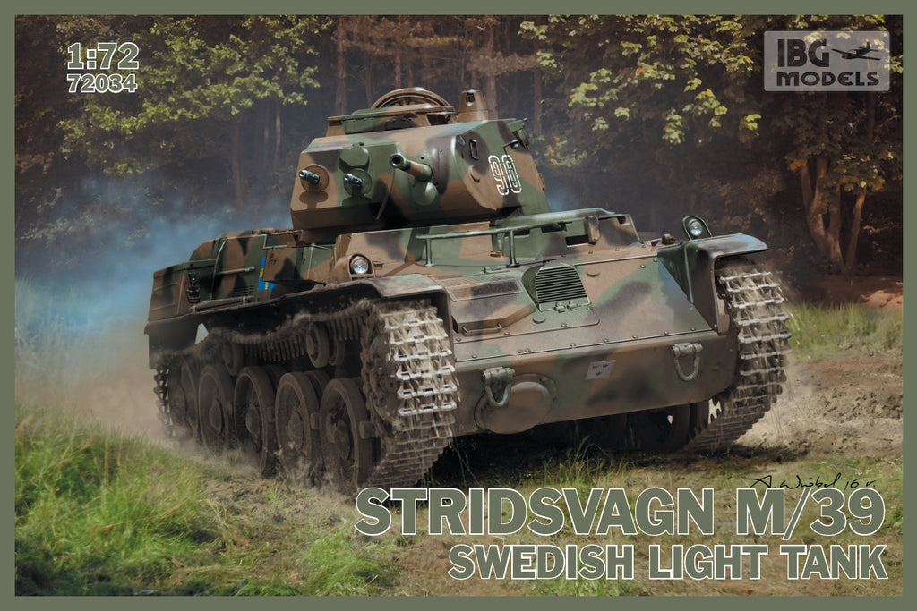IBG - 72034 - Stridsvagn M/39 Swedish light tank - 1:72
